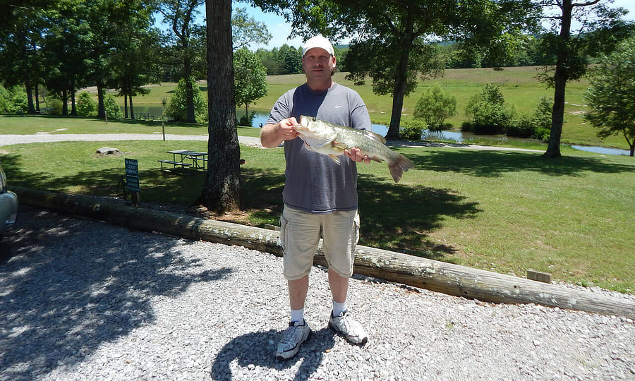 Man with fish